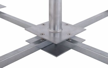 Herkules 4-Platten Balkonständer bis 90 cm Satellitenschüssel