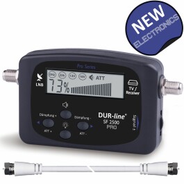 DUR-line Satfinder SF 2500 Pro mit Multifunktionsdisplay