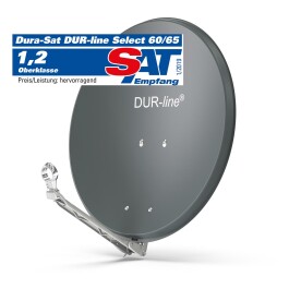 DUR-line Select 60/65cm Satellitenschüssel Alu...