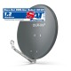 DUR-line Select 60/65cm Satellitenschüssel Alu anthrazit