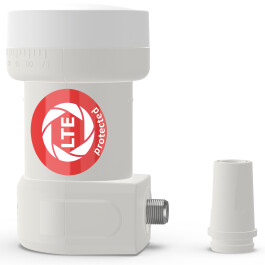 DUR-line +Ultra Single LNB für 1 Teilnehmer white/weiß