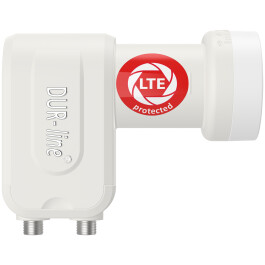 DUR-line +Ultra Twin LNB für bis zu 2 Teilnehmer white/weiß