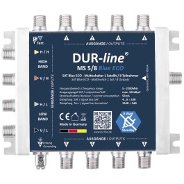 DUR-line MS 5/8 blue eco Multischalter ohne Strom/Netzteil