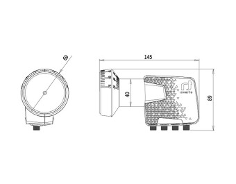 Inverto Premium Quattro LNB für Multischalterbetrieb