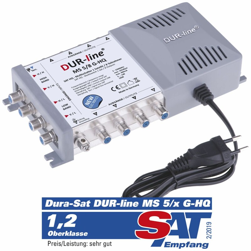 Dur Line Ms 5 8 G Hq Multischalter Anleitung www.cs-multimedia.de