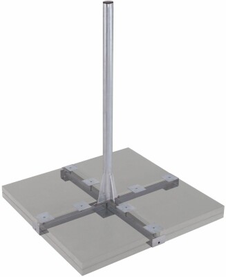 Herkules 8-Plattenständer XL 1,2 Meter Antennenmast