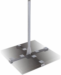 Herkules 8-Plattenständer XL 1,2 Meter Antennenmast