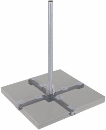 Herkules 8-Plattenständer XL 1,2 Meter Antennenmast