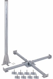Herkules 8-Plattenständer XL 1,2 Meter Antennenmast