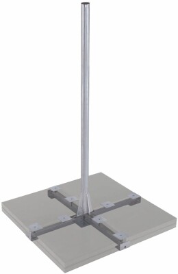 Herkules 8-Plattenständer XL 1,8 Meter Antennenmast