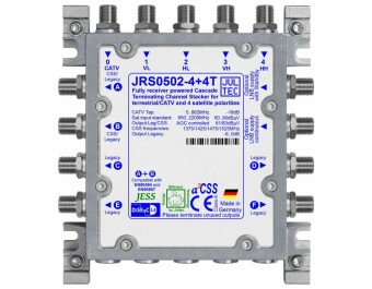 Jultec JRS0502-4+4T Unicable Multischalter mit 4x Legacy