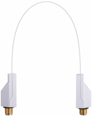 DUR-line Fensterdurchführung flach 28,5cm weiß