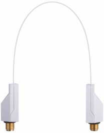 DUR-line Fensterdurchführung flach 28,5cm weiß