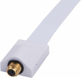 DUR-line Fensterdurchführung flach 28,5cm weiß
