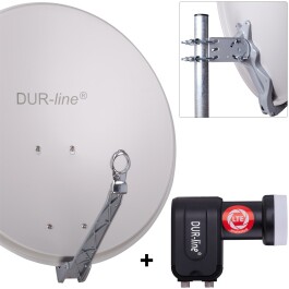 DUR-line Select 60/65 cm Sat Anlage 2 Teilnehmer Komplett...
