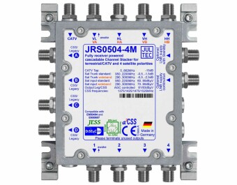 Jultec JRS0504-4M Unicable Multischalter 4x4 Teilnehmer...