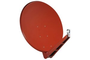 Gibertini OP 100 SE Alu-Sat-Schüssel rot
