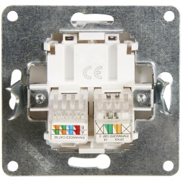 RJ45 + RJ11 Dose McPower Flair für ISDN Cat UP...