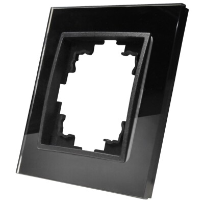 Glas-Rahmen McPower Flair 1-fach schwarz