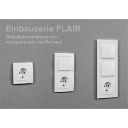 Schalter und Steckdosen Set McPower Flair Standard 20-teilig weiß