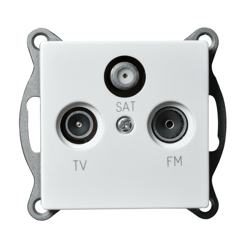 Antennendose McPower Cup für TV Radio und Sat UP weiß günstig kaufen