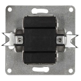 Wechselschalter McPower Cup 2-fach 250V~/10A UP weiß