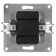 Wechselschalter McPower Cup 2-fach 250V~/10A UP weiß
