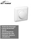 LED-Dimmer für elektronische Trafos McPower Cup 250V/300W UP Memory-Funktion