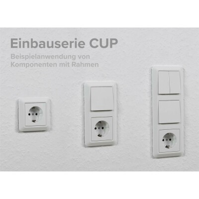 Steckdosen Set McPower Cup Beginner 3S 4-teilig weiß