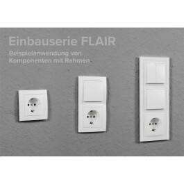 Schalter und Steckdosen Set McPower Flair Standard Profi 20-teilig Steckanschluss