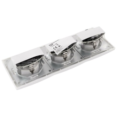 Steckdosen Set McPower Flair Beginner 3S Profi 4-teilig weiß Klemmanschluss