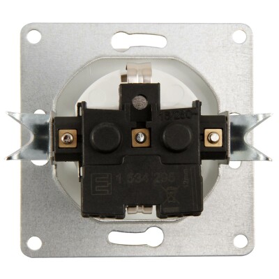 Schutzkontakt-Steckdose McPower Cup 250V~/16A UP Klemmanschluss weiß