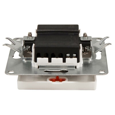 Schalter McPower Cup 250V~/10A UP weiß mit Kontroll-Leuchte