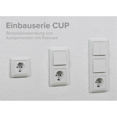 Schalter und Steckdosen Set McPower Cup Einsteiger 16-teilig weiß