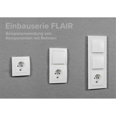 Steckdosen Set McPower Flair Beginner 2S Profi 3-teilig weiß Klemmanschluss