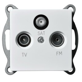 Antennendose McPower Flair für TV Radio und Sat UP...