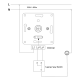 Dimmer für ohmsche Lasten McPower Flair 250V~/300W UP Memory-Funktion