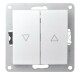 Jalousie-Taster McPower Flair Hoch und Runter 250V~/10A UP weiß