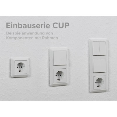 Steckdosen Set McPower Cup Beginner 2S 3-teilig weiß