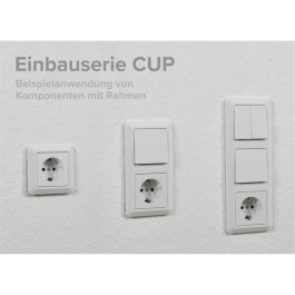 Steckdosen Set McPower Cup Beginner 2S 3-teilig weiß