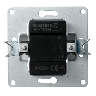 Schalter McPower Flair 250V~/10A UP weiß mit Orientierungsleuchte