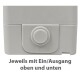 Feuchtraum Orientierungs-Schalter McPower Taff 250V~/10A IP44 AP grau