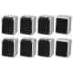 Feuchtraum Set McPower Taff Starter 8-teilig grau IP44