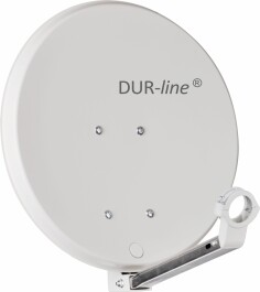 DUR-line DSA 40 Satellitenschüssel hellgrau