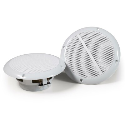 Decken- und Wandaußenlautsprecher HOLLYWOOD WL-15 Ø 148mm 80 Watt weiß Paar