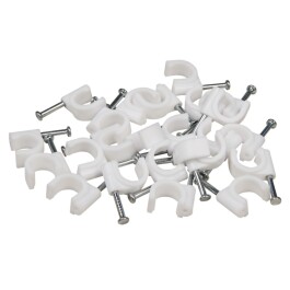 Kabelschelle McPower 8mm 100er-Pack weiß