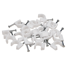 Kabelschelle McPower 8mm 100er-Pack weiß