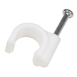 Kabelschelle McPower 8mm 100er-Pack weiß
