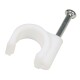 Kabelschelle McPower 8mm 100er-Pack weiß