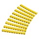 Kabelmarker-Clips McPower bedruckt mit Buchstaben Kabeldurchmesser bis 4mm